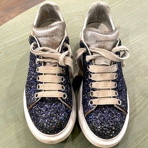 💖 Alexander McQueen blue glitters - size 11 💖